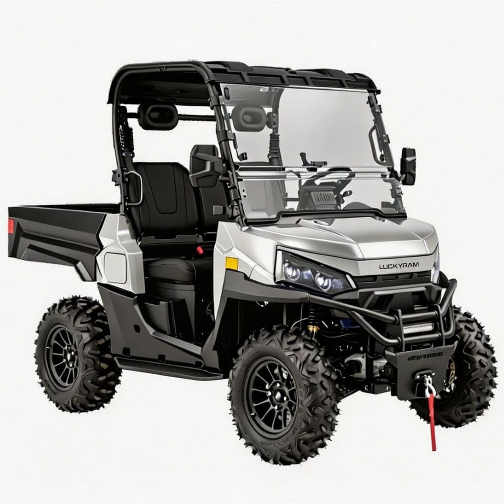 10KW AC Motor 4WD Electric UTV 1000kg Towing pro Venatione Ranch