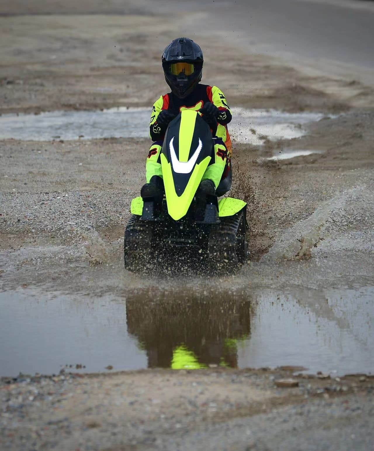 72V 4kw 45ah Lithium Pugna Dual Track off-Road Electric Go-Kart