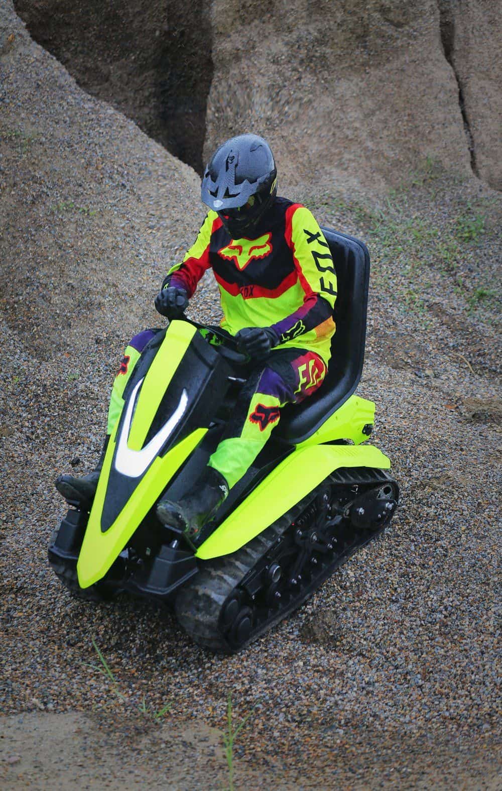 72v Electric Dual Track Snowmobile off-Road