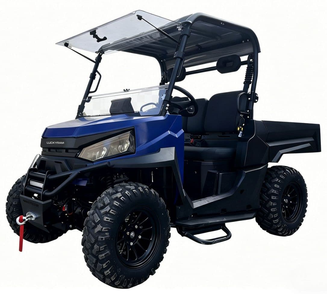 73.6V Electric UTV 10KW AC Motor 80-100km Range pro Property Sustentatione