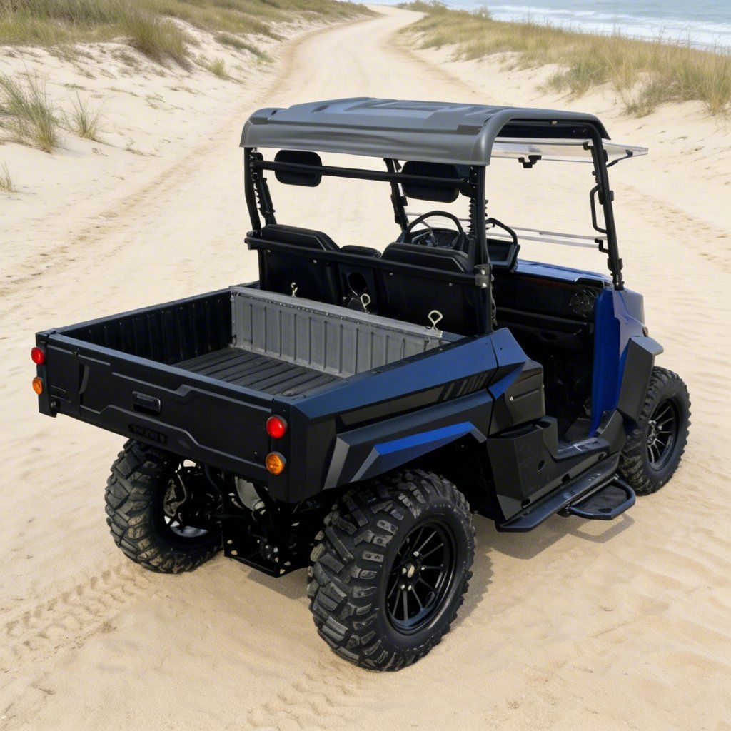 Electric UTV 4WD pro Jobsite 14 Inch Tires 73.6V 20KW Peak Power