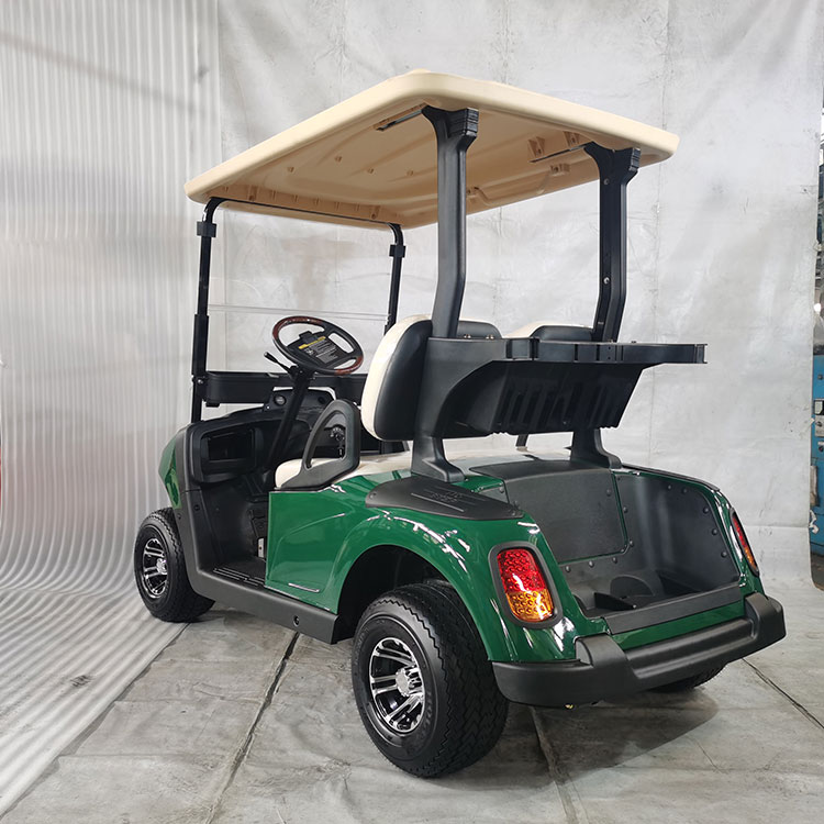 Summus range dual-seater electricum golf plaustrum instructum cum lithio altilium