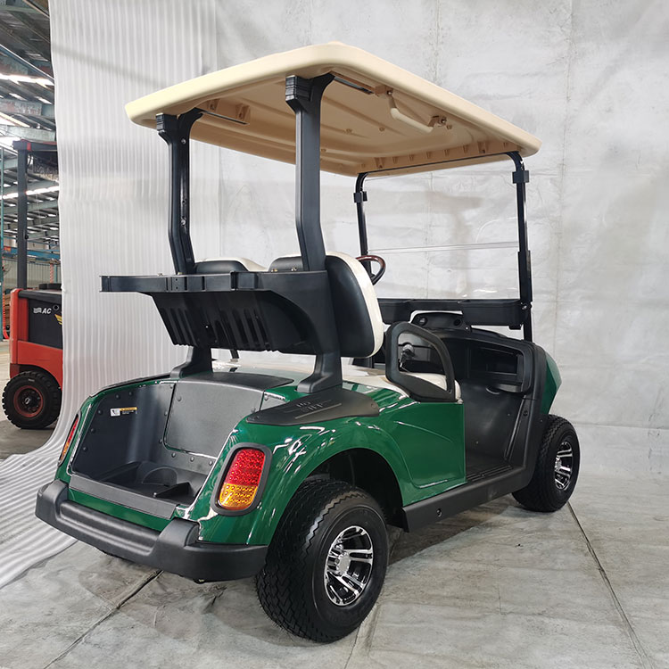 Multi-color 2 seater electricum golf plaustrum instructum cum altilium lithio