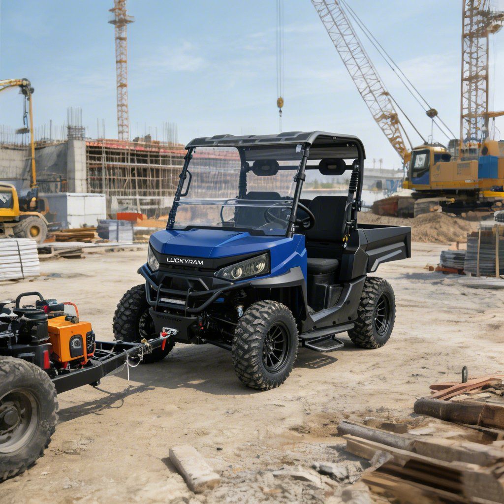 Ranch Labor UTV 4WD 10KW AC Motor 670kg Loading 1000kg Towing